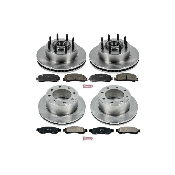 2012 Ford F-350 Super Duty Disc Brake Kit - Front and Rear (Powerstop)