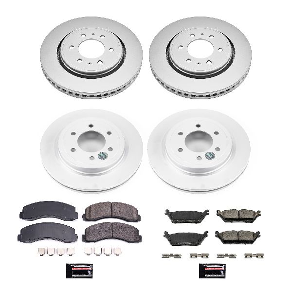 2018-2021 Lincoln Navigator Disc Brake Kit - Front and Rear (Powerstop)