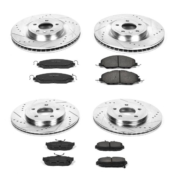 2011-2014 Ford Mustang Disc Brake Kit - Front and Rear (Powerstop)