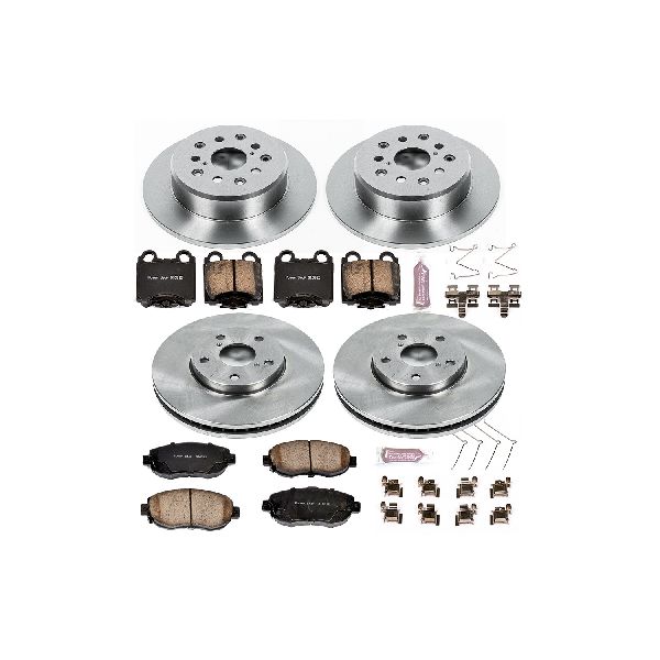 1998-2000 Lexus GS400 Disc Brake Kit - Front and Rear (Powerstop)