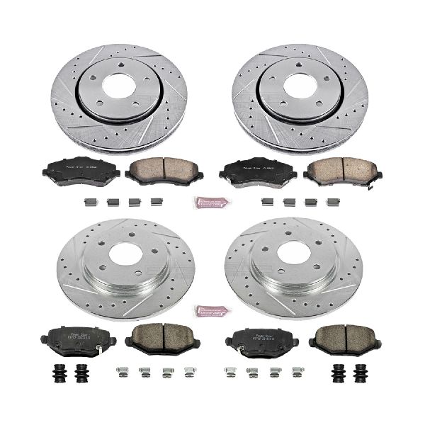 2012-2016 Dodge Grand Caravan Disc Brake Kit - Front and Rear (Powerstop)