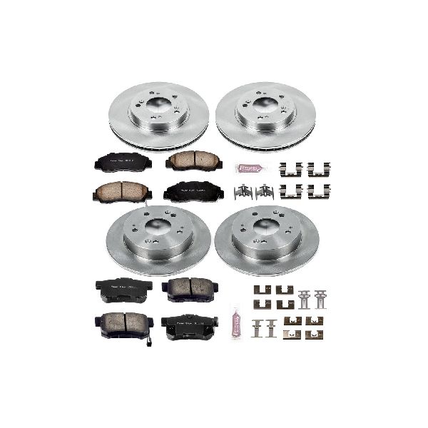 1997-2001 Honda Prelude Disc Brake Kit - Front and Rear (Powerstop)