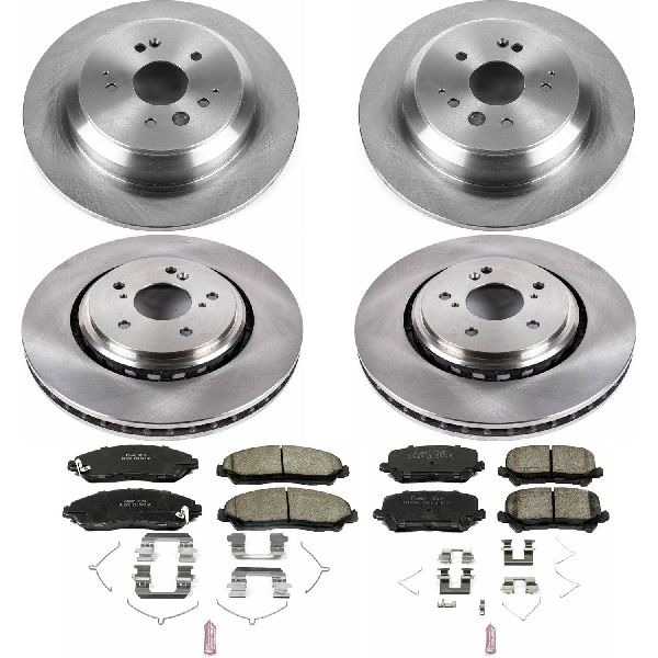 2014-2016 Acura MDX Disc Brake Kit - Front and Rear (Powerstop)
