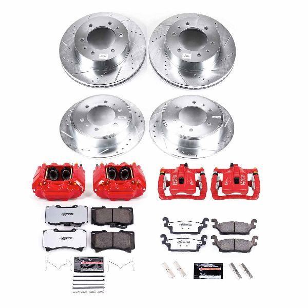 2009-2010 Hummer H3T Disc Brake Kit - Front and Rear (Powerstop)