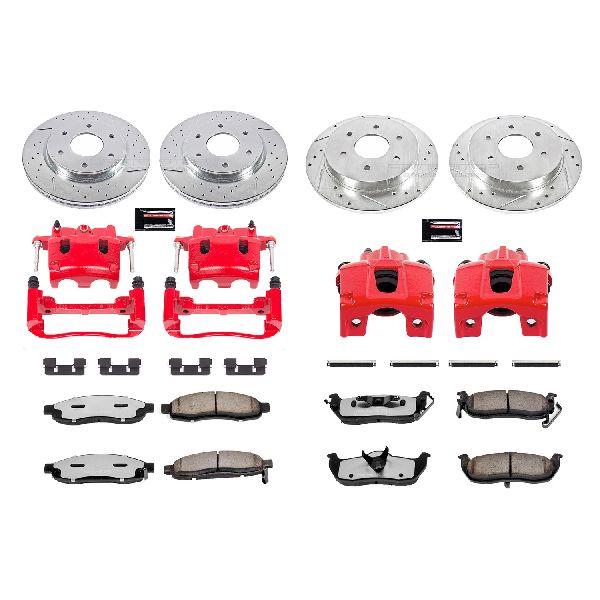 2005-2007 INFINITI QX56 Disc Brake Kit - Front and Rear (Powerstop)