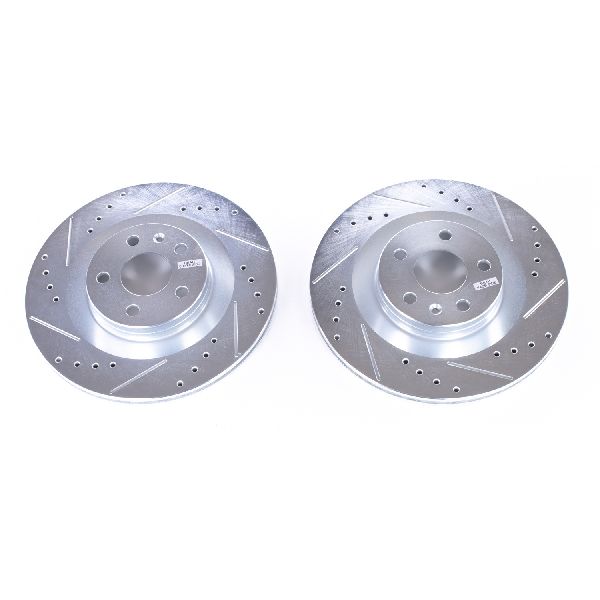 2017-2025 Volvo S90 Disc Brake Rotor Set - Rear (Powerstop)