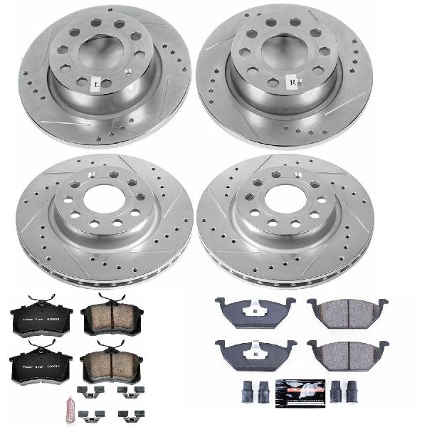 2013-2015 Volkswagen Jetta Disc Brake Kit - Front and Rear (Powerstop)