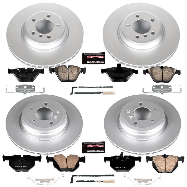 2009-2010 BMW 335i xDrive Disc Brake Kit - Front and Rear (Powerstop)