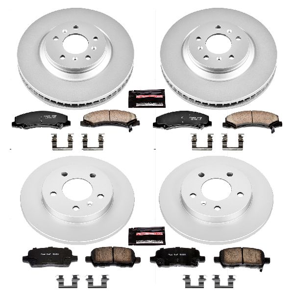 2012-2013 Chevrolet Impala Disc Brake Kit - Front and Rear (Powerstop)