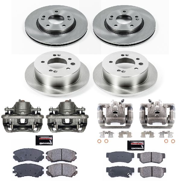 2007-2010 Hyundai Elantra Disc Brake Kit - Front and Rear (Powerstop)