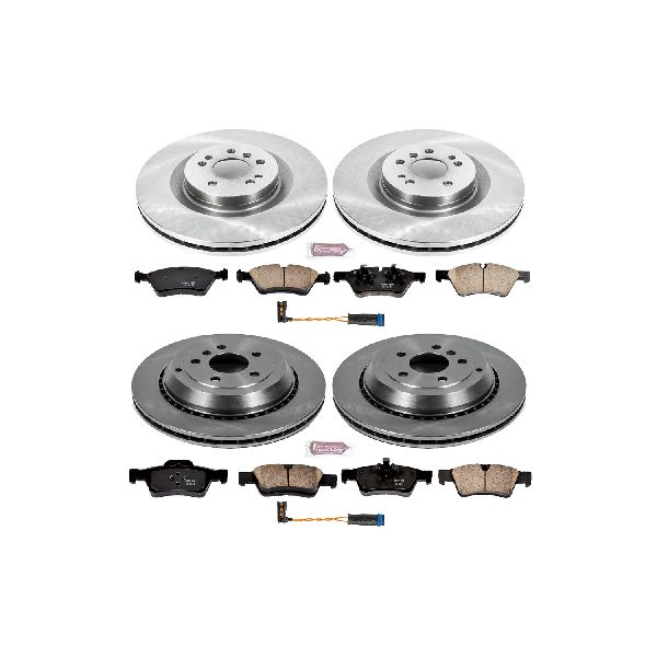 2008-2012 Mercedes-Benz GL550 Disc Brake Kit - Front and Rear (Powerstop)