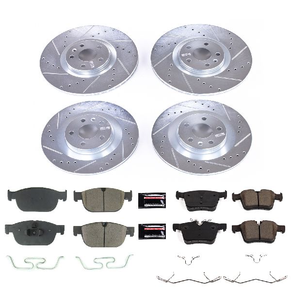 2017-2024 Volvo S90 Disc Brake Kit - Front and Rear (Powerstop)