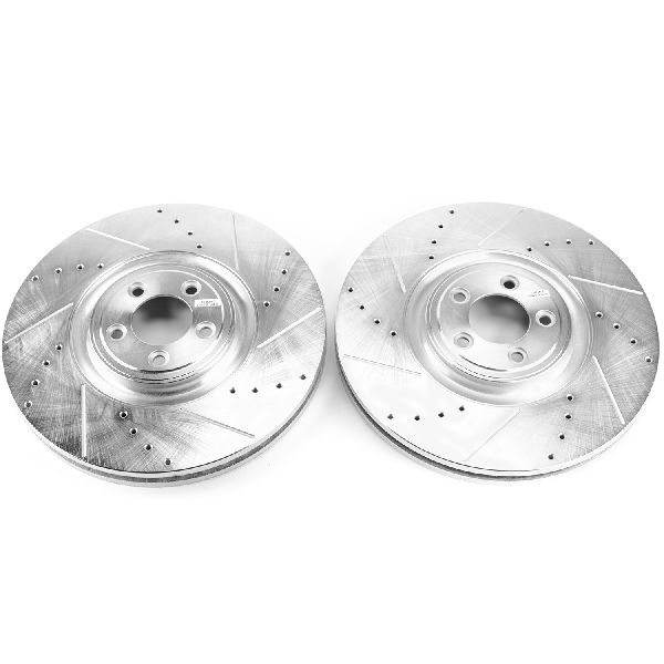 2010-2015 Jaguar XF Disc Brake Rotor Set - Front (Powerstop)