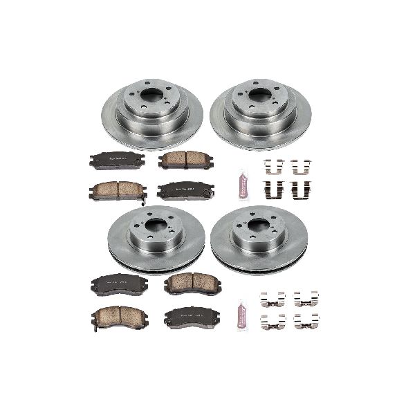 1990-1996 Subaru Legacy Disc Brake Kit - Front and Rear (Powerstop)