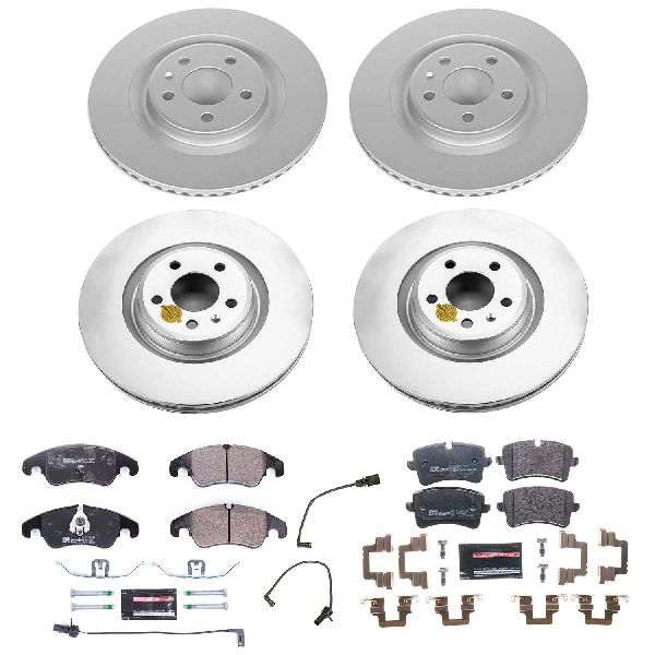 2014-2015 Audi A6 Disc Brake Kit - Front and Rear (Powerstop)