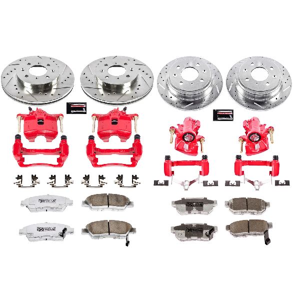 1994-1997 Honda Civic del Sol Disc Brake Kit - Front and Rear (Powerstop)