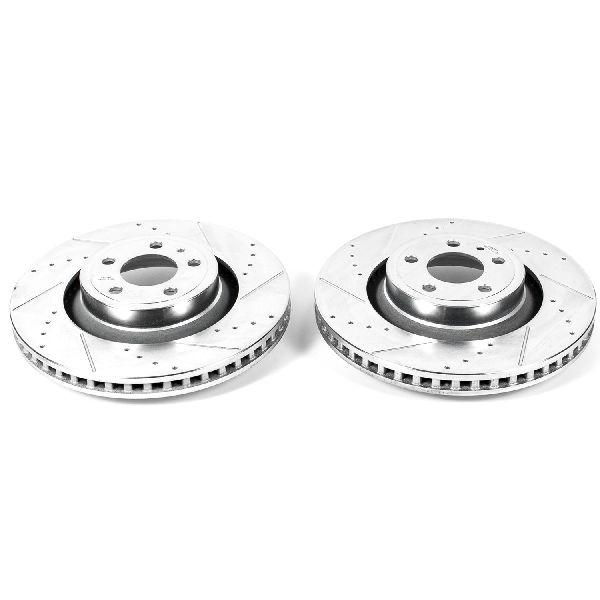 2015-2020 Ford Mustang Disc Brake Rotor Set - Front (Powerstop)