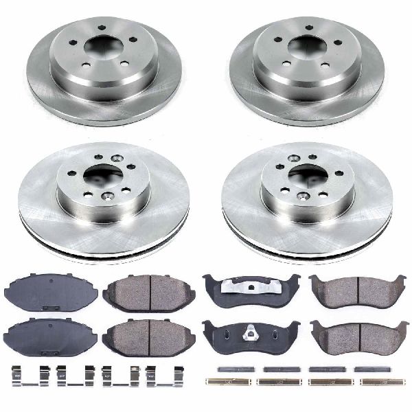 1998-2002 Lincoln Town Car Disc Brake Kit - Front and Rear (Powerstop)