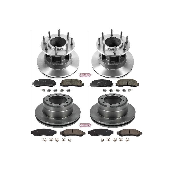 2012 Ford F-350 Super Duty Disc Brake Kit - Front and Rear (Powerstop)