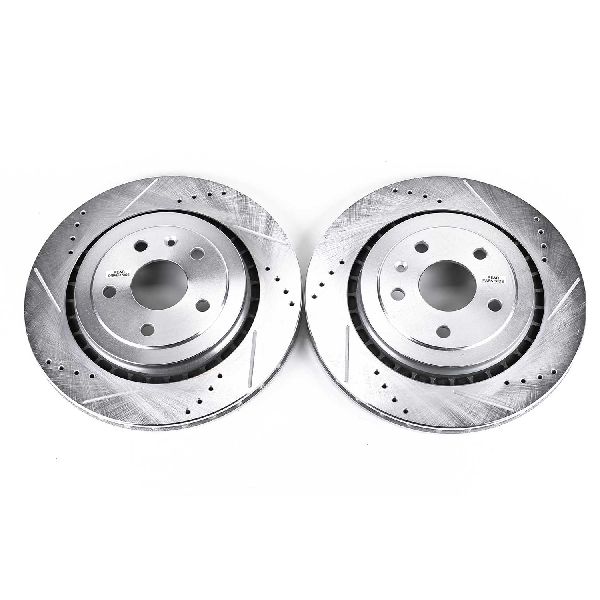 2016-2018 Cadillac ATS Disc Brake Rotor Set - Rear (Powerstop)
