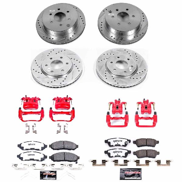 2016-2019 Nissan Frontier Disc Brake Kit - Front and Rear (Powerstop)