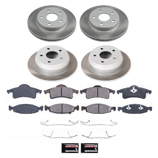 1999-2002 Jeep Grand Cherokee Disc Brake Kit - Front and Rear (Powerstop)