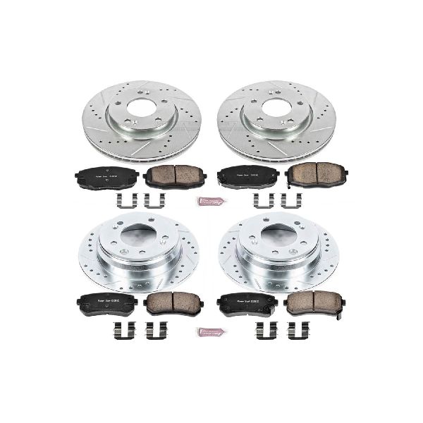 2009-2012 Hyundai Elantra Disc Brake Kit - Front and Rear (Powerstop)