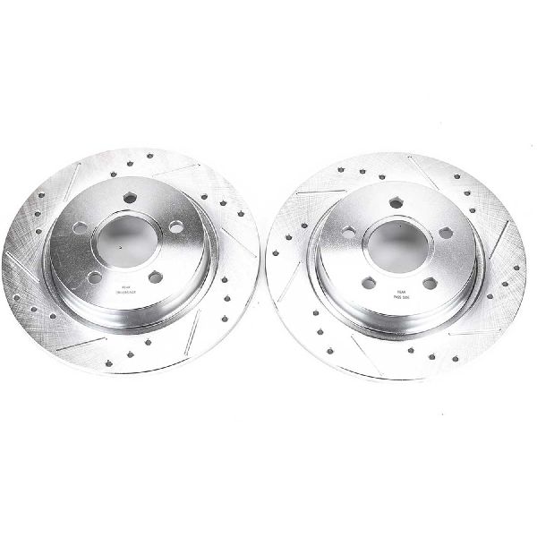 2004-2012 Volvo S40 Disc Brake Rotor Set - Rear (Powerstop)