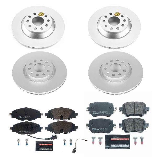 2017-2018 Volkswagen Golf Disc Brake Kit - Front and Rear (Powerstop)