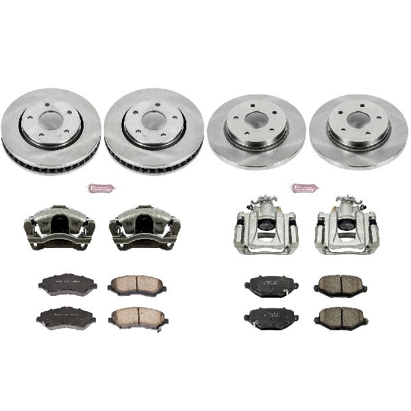 2012-2016 Dodge Grand Caravan Disc Brake Kit - Front and Rear (Powerstop)