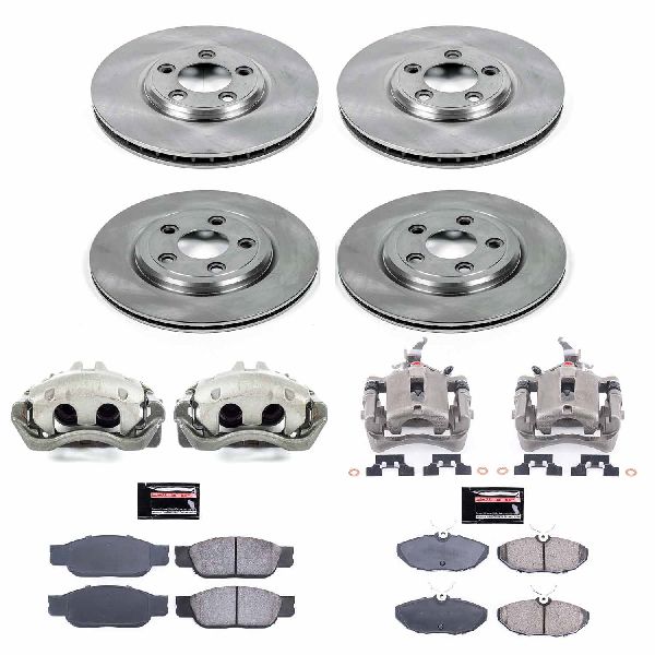 2000-2002 Lincoln LS Disc Brake Kit - Front and Rear (Powerstop)