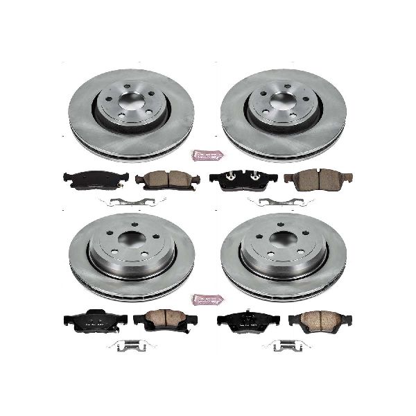2021-2024 Dodge Durango Disc Brake Kit - Front and Rear (Powerstop)