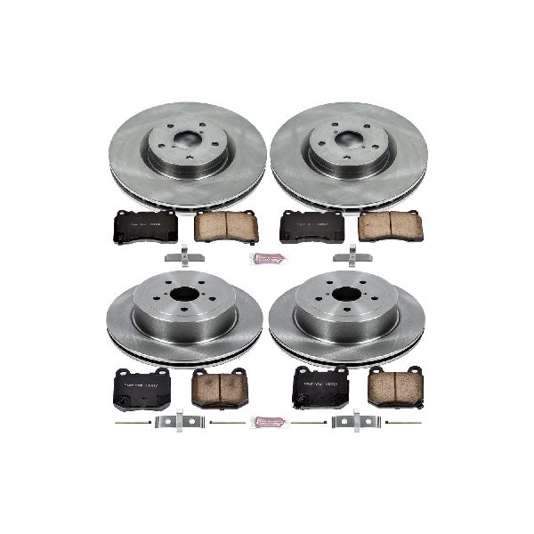 2005-2007 Subaru Impreza Disc Brake Kit - Front and Rear (Powerstop)