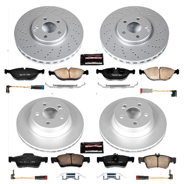 2004-2005 Mercedes-Benz E500 Disc Brake Kit - Front and Rear (Powerstop)