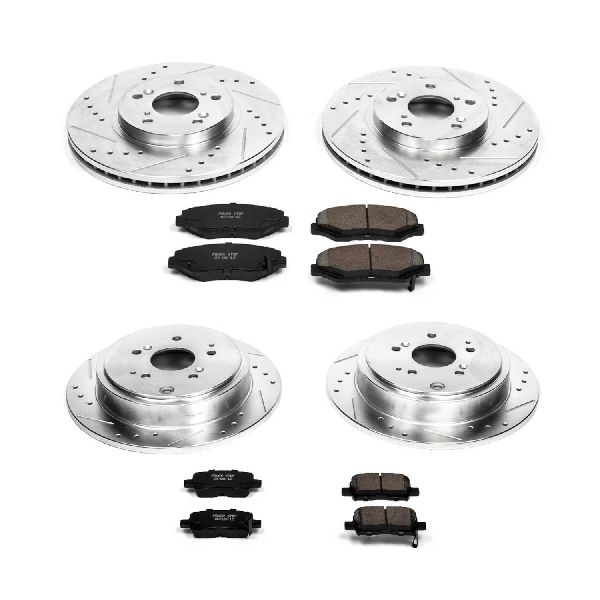 2003-2008 Honda Pilot Disc Brake Kit - Front and Rear (Powerstop)