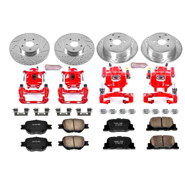 2005-2010 Scion tC Disc Brake Kit - Front and Rear (Powerstop)