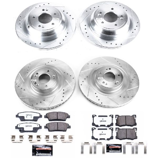 2015-2016 Hyundai Genesis Disc Brake Kit - Front and Rear (Powerstop)