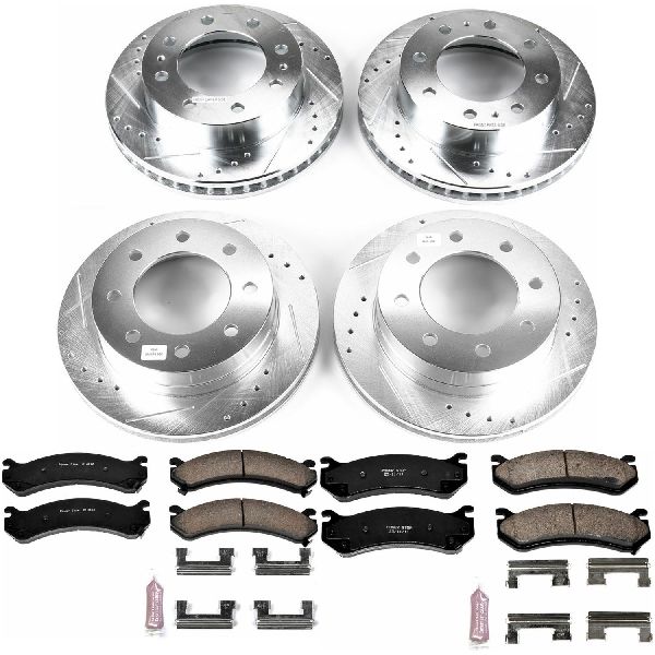 2004 GMC Sierra 2500 HD Disc Brake Kit - Front and Rear (Powerstop)