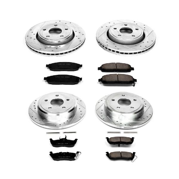 2006-2010 Jeep Commander Disc Brake Kit - Front and Rear (Powerstop)