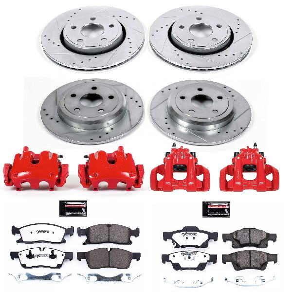 2011-2017 Dodge Durango Disc Brake Kit - Front and Rear (Powerstop)