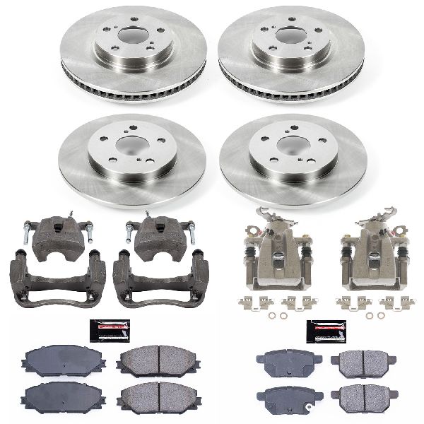 2009-2010 Pontiac Vibe Disc Brake Kit - Front and Rear (Powerstop)
