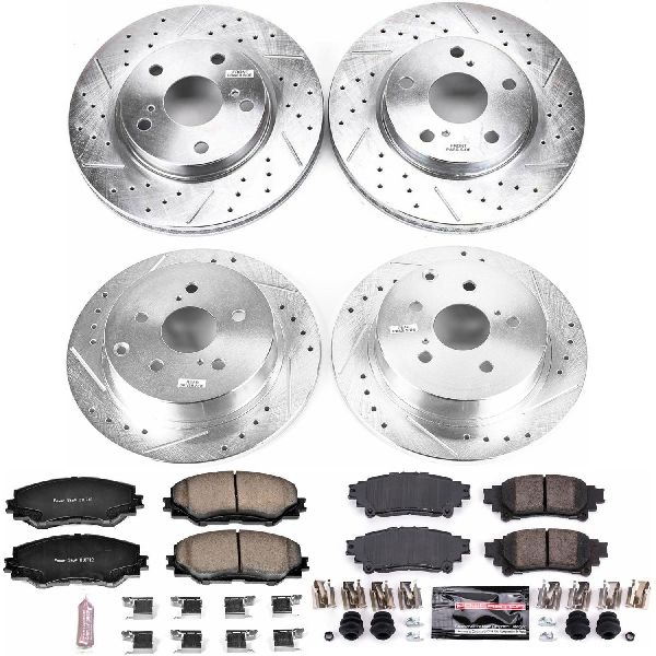 2012-2017 Toyota Prius V Disc Brake Kit - Front and Rear (Powerstop)