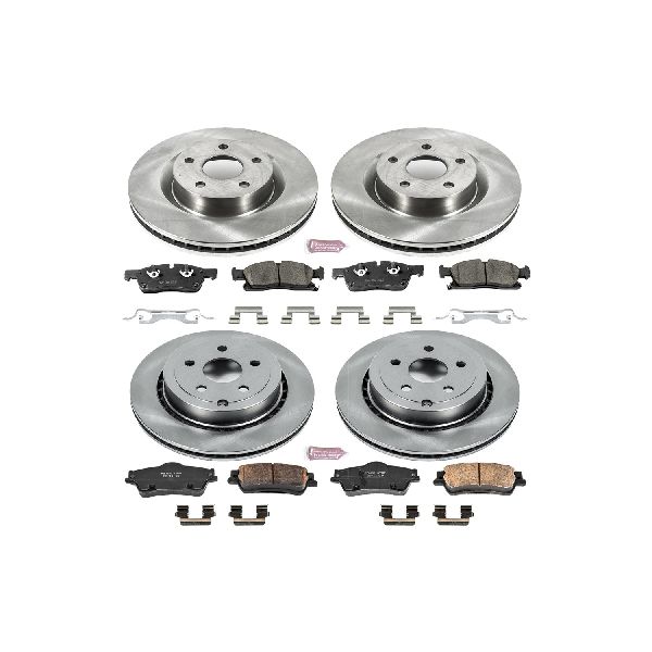 2008-2009 Pontiac G8 Disc Brake Kit - Front and Rear (Powerstop)