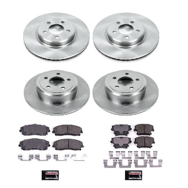 2005-2008 Dodge Magnum Disc Brake Kit - Front and Rear (Powerstop)