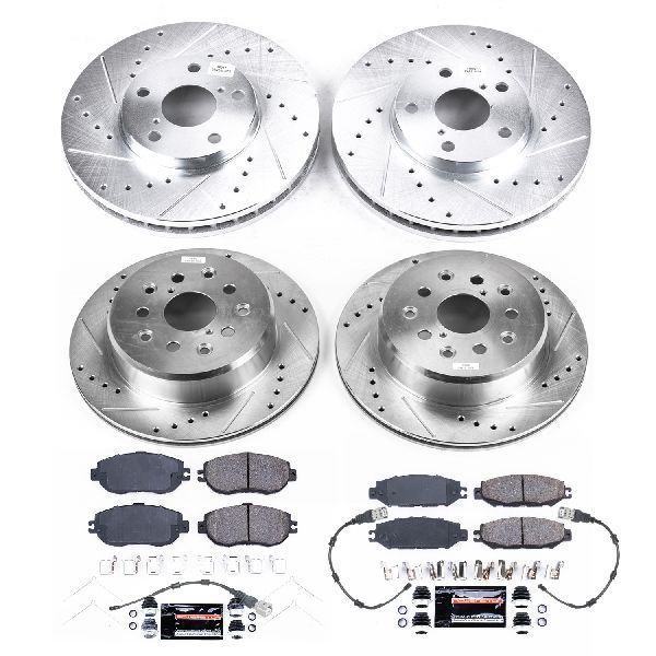 1993-1994 Lexus LS400 Disc Brake Kit - Front and Rear (Powerstop)