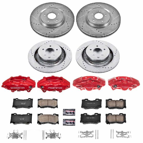 2008-2013 INFINITI G37 Disc Brake Kit - Front and Rear (Powerstop)