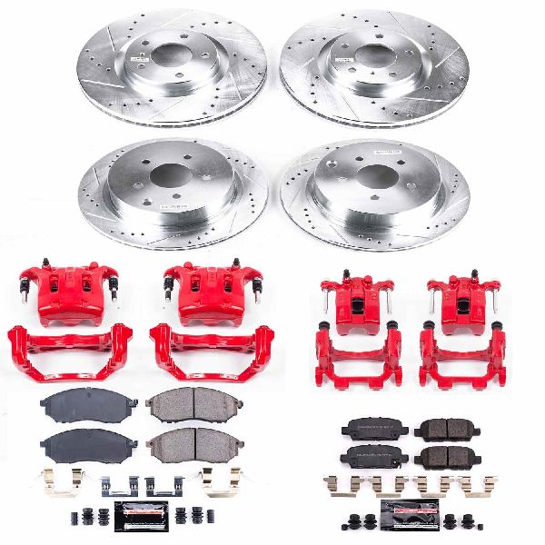 2014-2019 INFINITI Q70 Disc Brake Kit - Front and Rear (Powerstop)