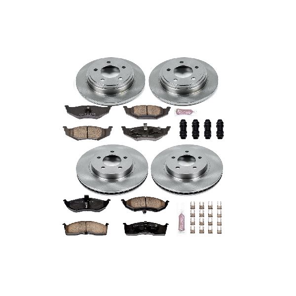 1999-2004 Chrysler 300M Disc Brake Kit - Front and Rear (Powerstop)