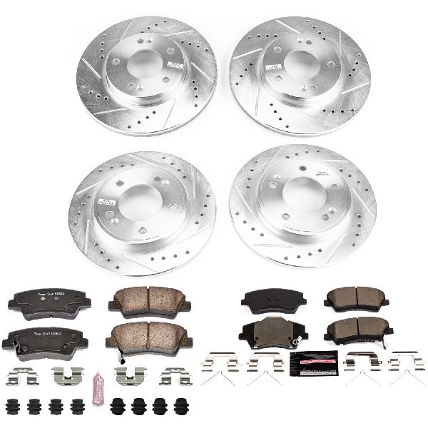 2017-2022 Hyundai Ioniq Disc Brake Kit - Front and Rear (Powerstop)