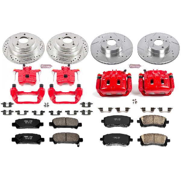 1998-2002 Subaru Forester Disc Brake Kit - Front and Rear (Powerstop)